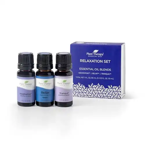 Plant Therapy Relaxation Synergy Set 100% Pure, Undiluted, Therapeutic Grade