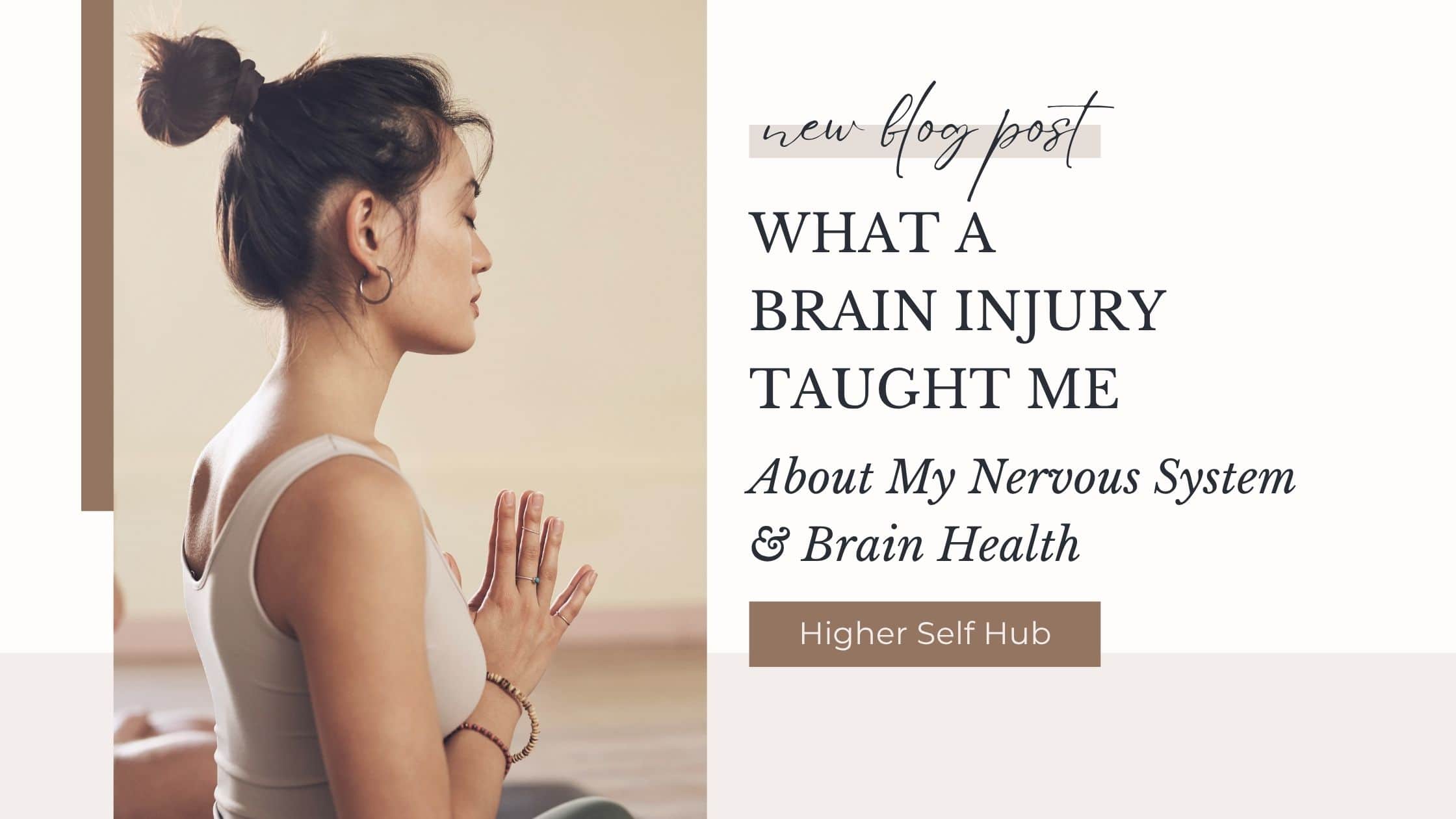 A woman practicing mindfulness and meditation for nervous system healing and brain health.