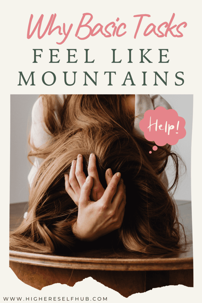 High cortisol and nervous system stress affecting feelings of motivation and energy.