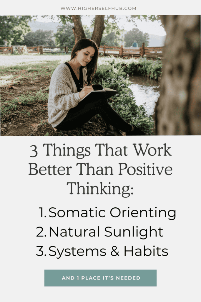 Three things that matter more than a positive mindset for somatic healing