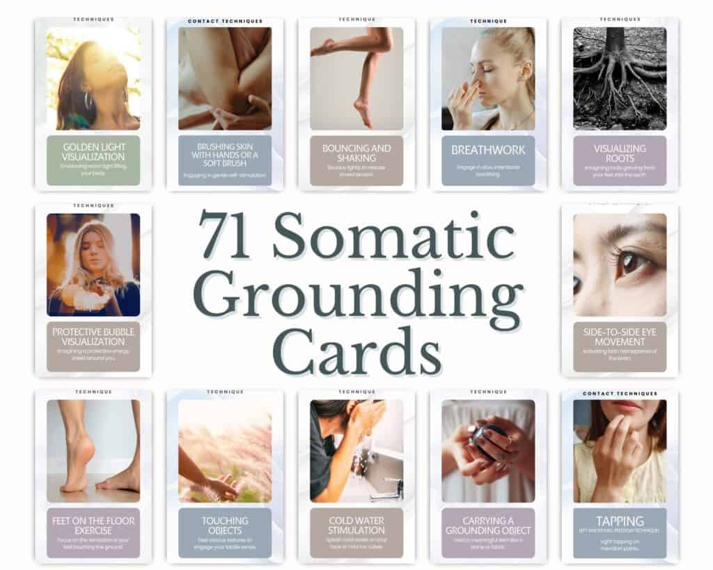 Relaxation and nervous system regulation with 71 somatic grounding exercises for stress relief and m.